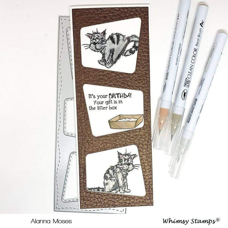 Cattitude Clear Stamps - Whimsy Stamps