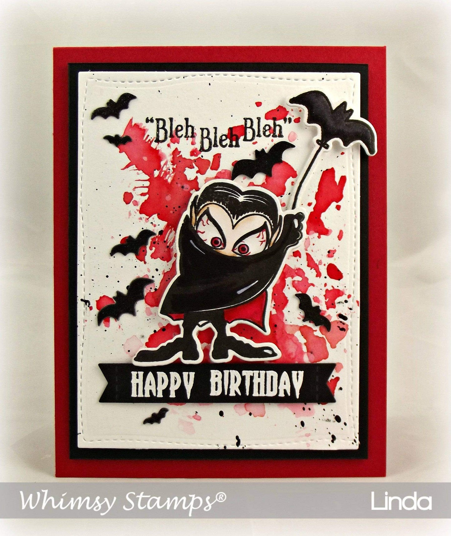 Dracula I Compel You Clear Stamps - Whimsy Stamps