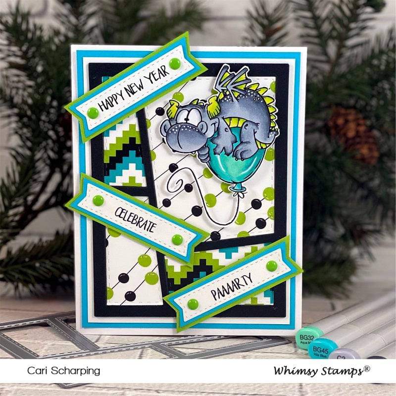 Dragon New Year Clear Stamps - Whimsy Stamps