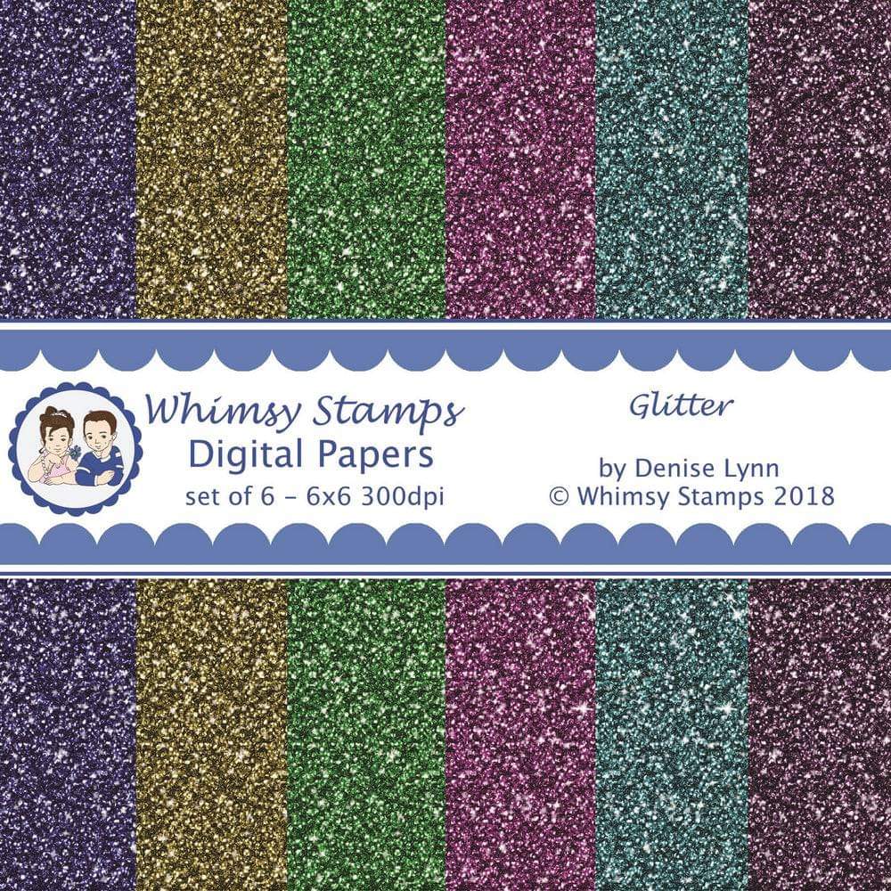 Glitter Paper - Digital Paper - Whimsy Stamps