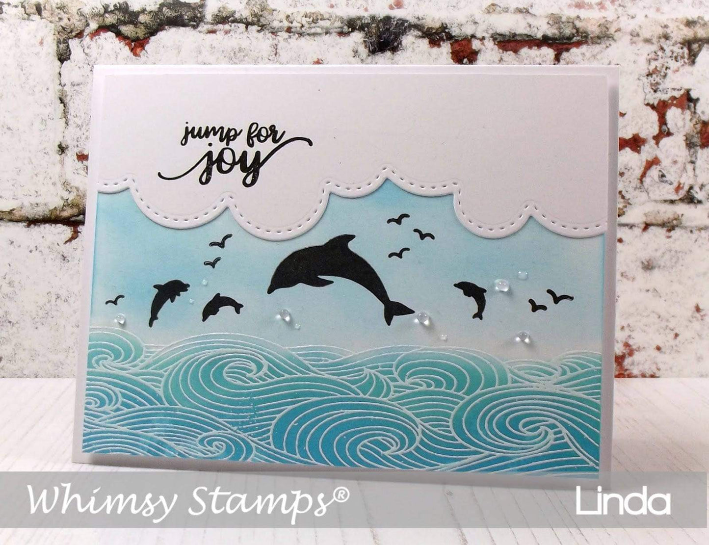 Grass and Cloud Edger Die Set - Whimsy Stamps
