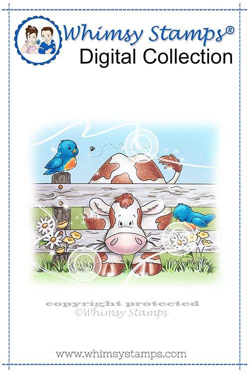 Hay, Whatzup, Buttercup - Digital Stamp - Whimsy Stamps