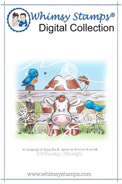 Hay, Whatzup, Buttercup - Digital Stamp - Whimsy Stamps