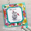 6x6 Paper Pack - Tropical Flowers - Whimsy Stamps