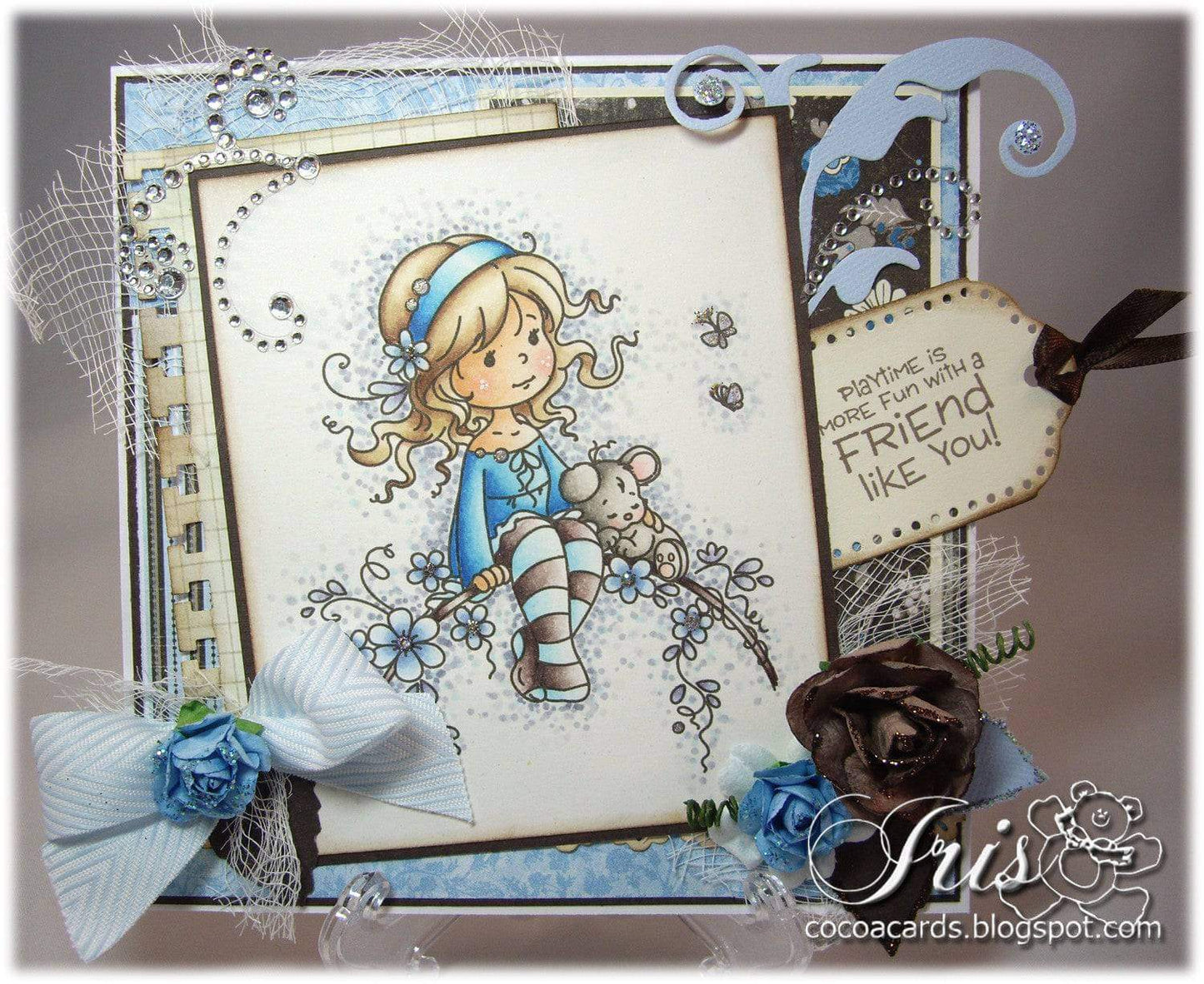 Sweet Blossom - Digital Stamp - Whimsy Stamps