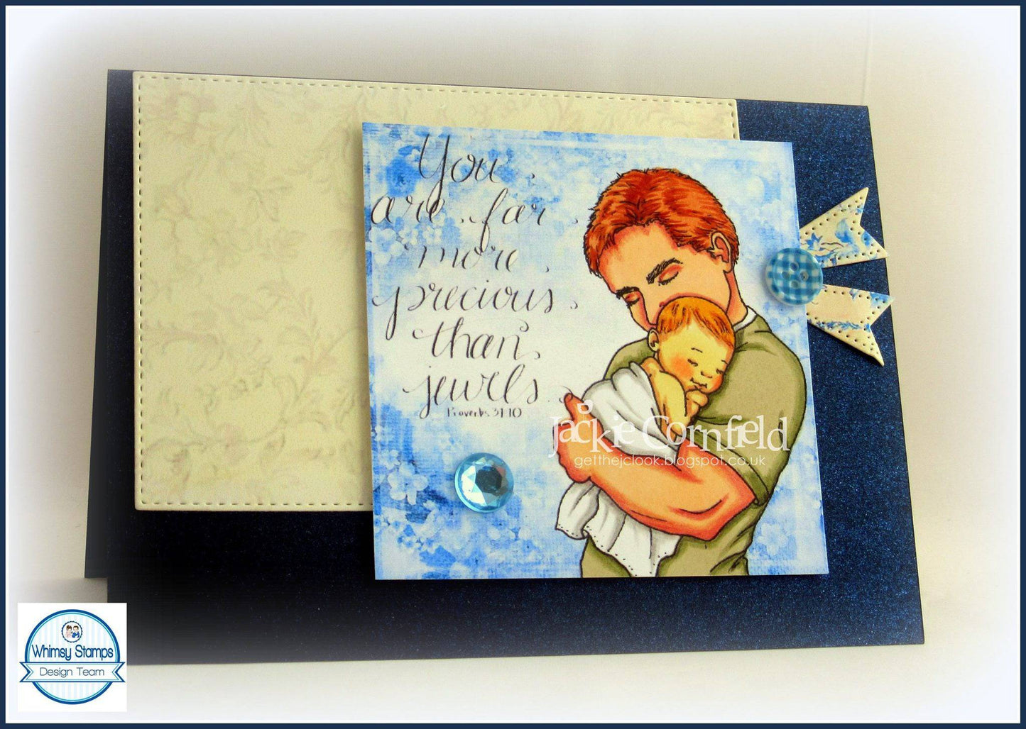 Little Angel Father - Digital Stamp - Whimsy Stamps