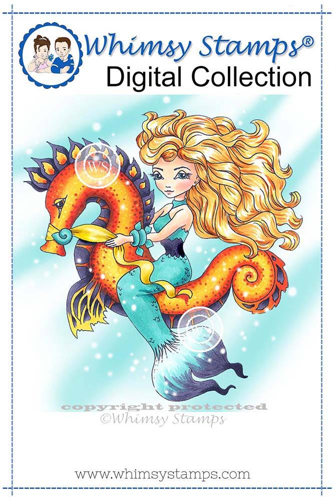 Journey to the Sea - Digital Stamp - Whimsy Stamps