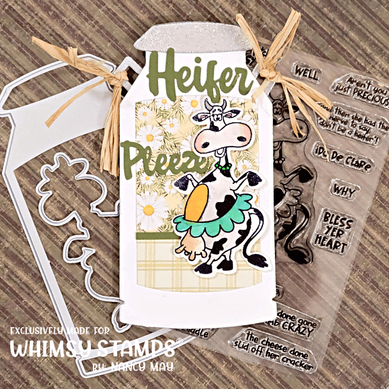 **NEW Milk Can Die Set - Whimsy Stamps
