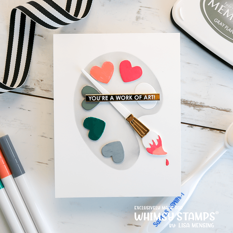 Paint and Palette Die Set - Whimsy Stamps