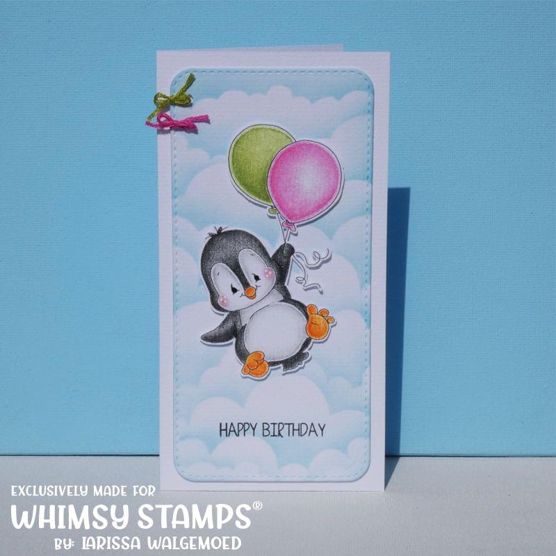 Penguin Flies - Digital Stamp