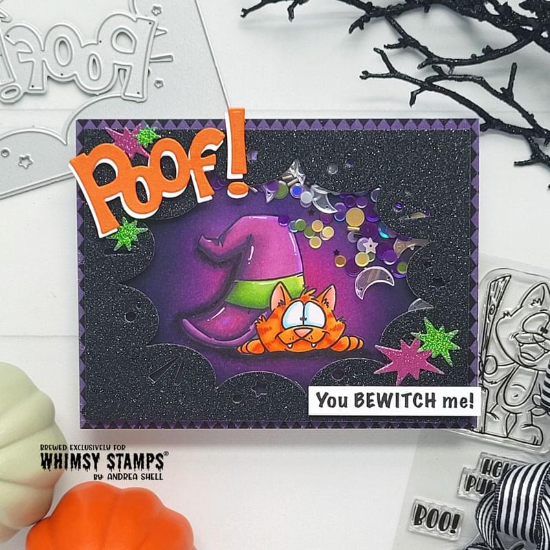 **NEW Poof! Word Die Set - Whimsy Stamps