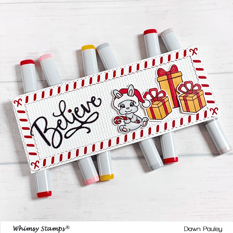 Slimline Twisty Frame Die Set - Whimsy Stamps