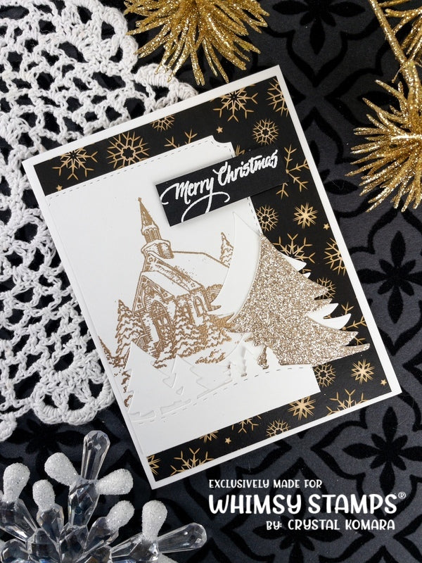 Vintage Christmas Clear Stamps - Whimsy Stamps