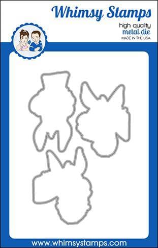 Wonky Donkey Outlines Die Set - Whimsy Stamps