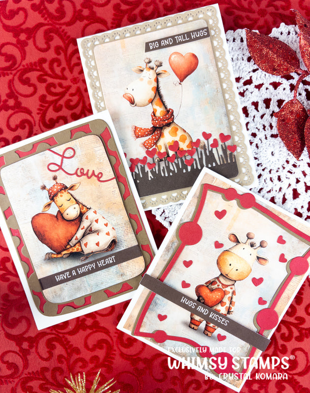 *NEW Quick Card Fronts - Heartfelt Giraffes 2