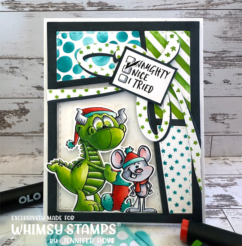 *NEW Dudley and Friend Christmas Clear Stamps - Whimsy Stamps