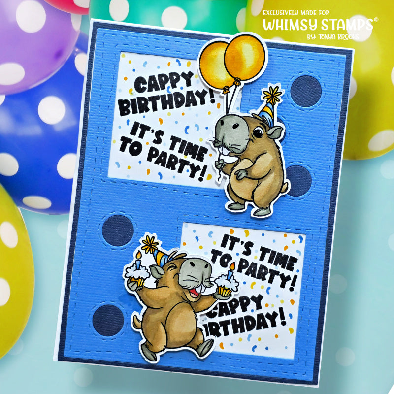 *NEW Cappy Birthday Clear Stamps