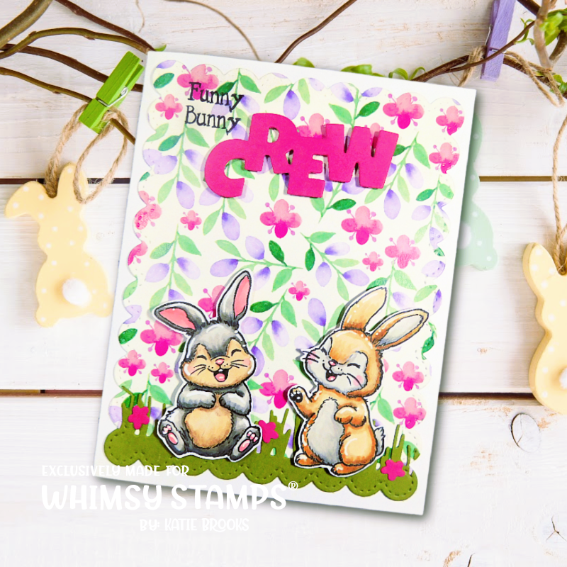 *NEW Funny Bunnies Clear Stamps - Whimsy Stamps