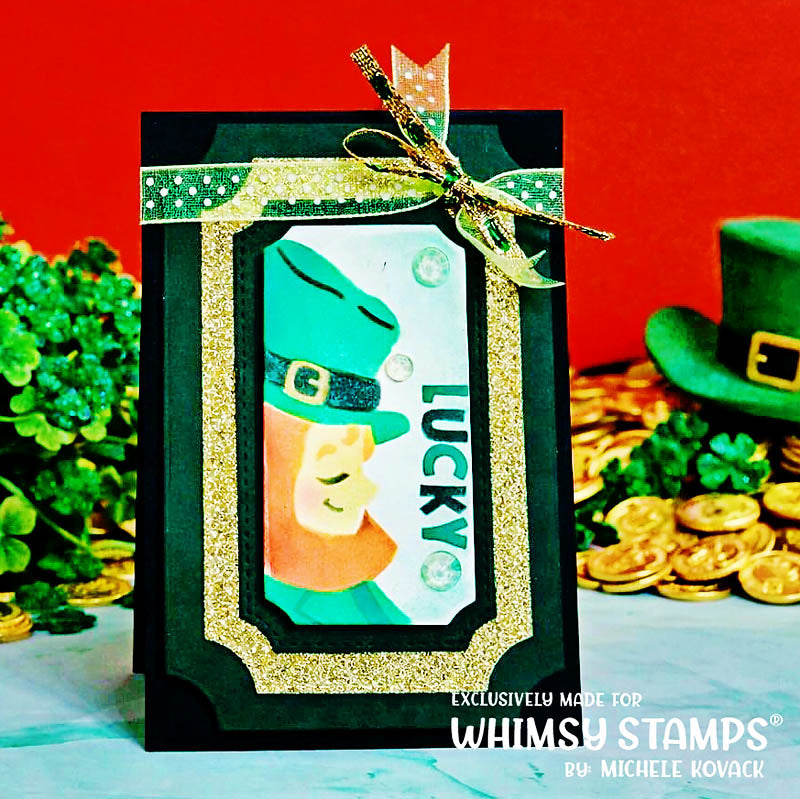 *NEW Terrific Tickets St. Patrick's Day Layering Stencil - Whimsy Stamps