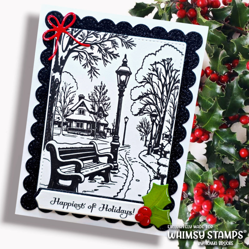 *NEW Dickens Backgrounds Clear Stamps - Whimsy Stamps