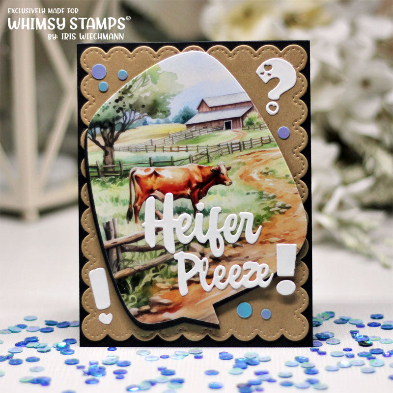 **NEW 6x6 Paper Pack - Country Farm - Whimsy Stamps