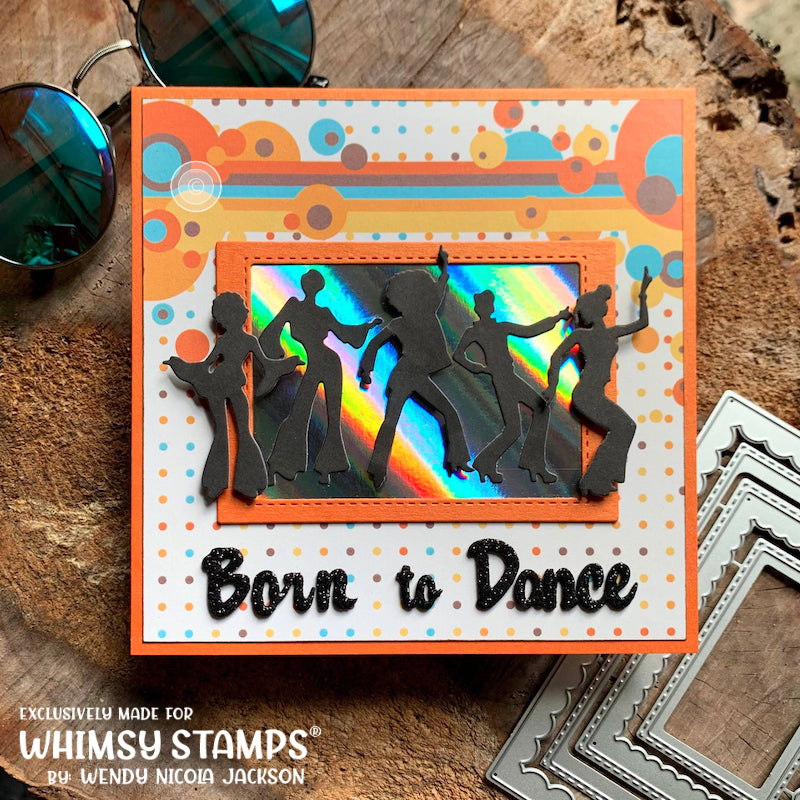 **NEW 6x6 Paper Pack - Retro Vibes - Whimsy Stamps