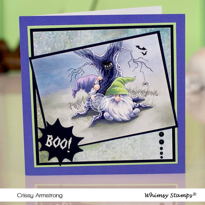 Gnome Haunted Forest - Digital Stamp - Whimsy Stamps
