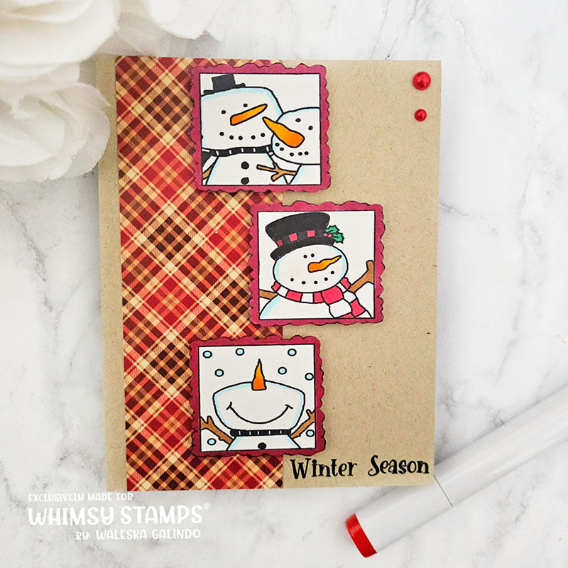 **NEW Snowman Smiles Clear Stamps