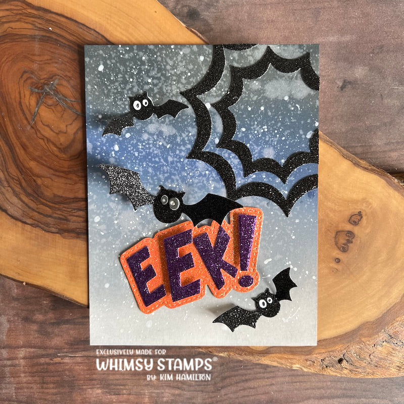 **NEW Batty Die Set - Whimsy Stamps