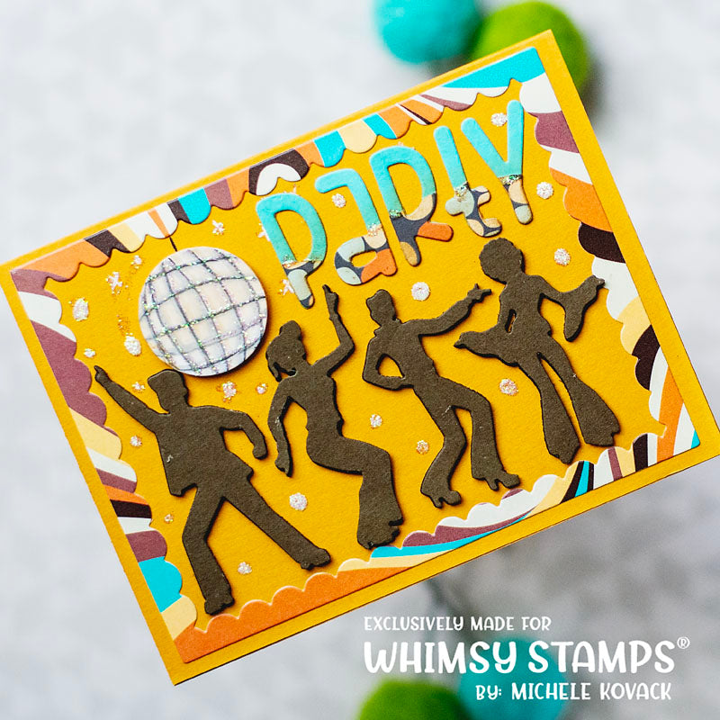 **NEW 6x6 Paper Pack - Retro Vibes - Whimsy Stamps