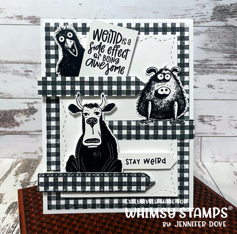 **NEW So Weird Clear Stamps - Whimsy Stamps