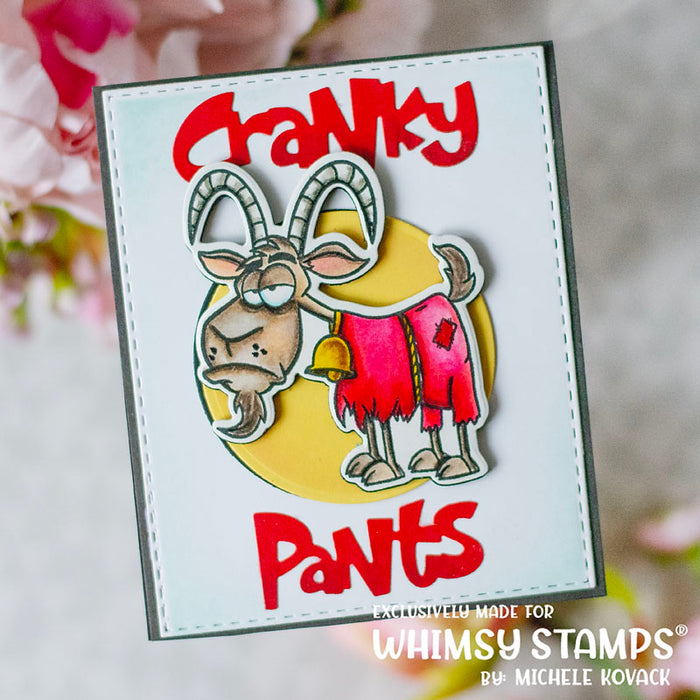 **NEW Cranky Pants Outline Die - Whimsy Stamps