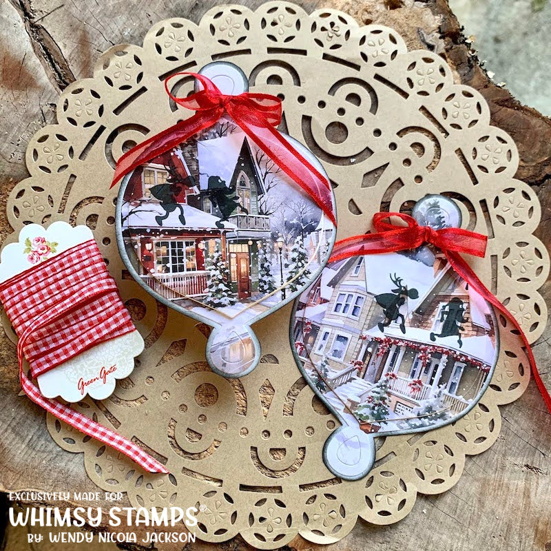 **NEW Handmade Christmas Clear Stamps - Whimsy Stamps