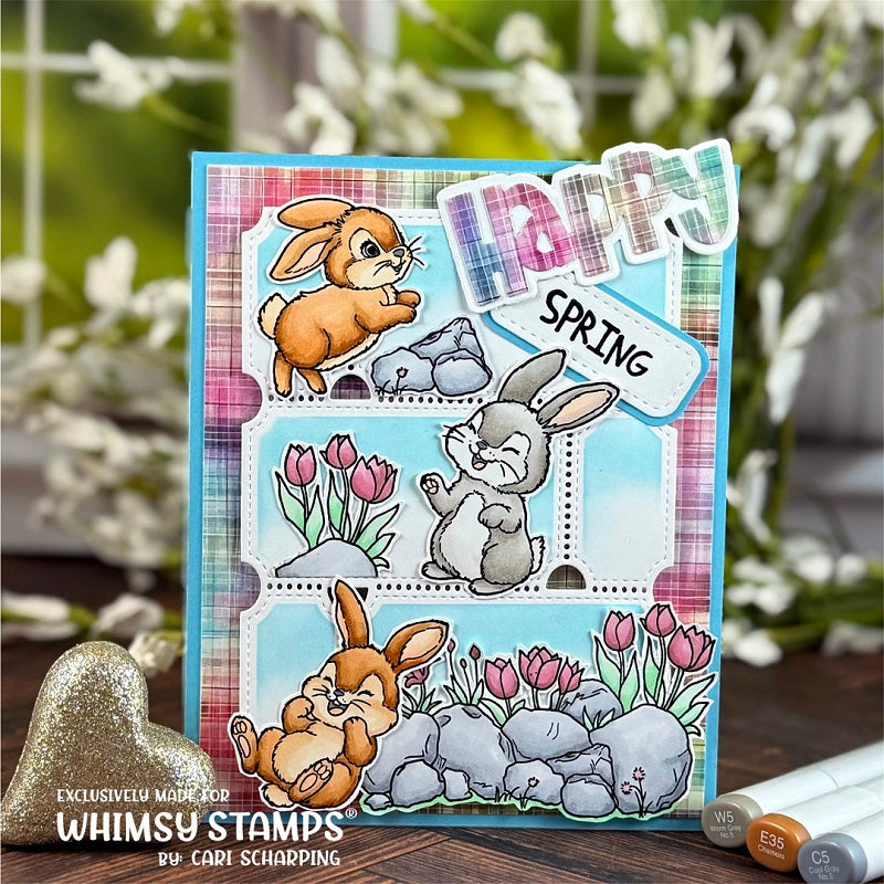 *NEW Funny Bunnies Clear Stamps - Whimsy Stamps