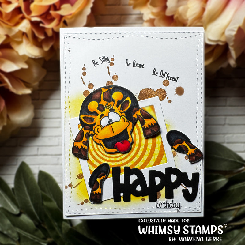 *NEW Giraffe Be You Clear Stamps