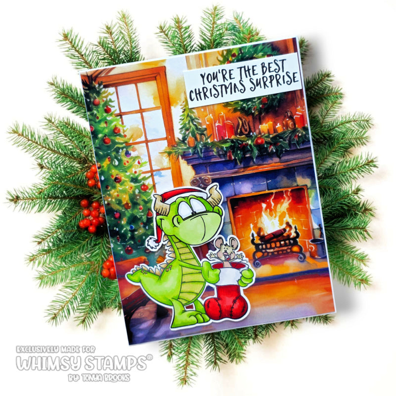 *NEW Dudley and Friend Christmas Clear Stamps - Whimsy Stamps