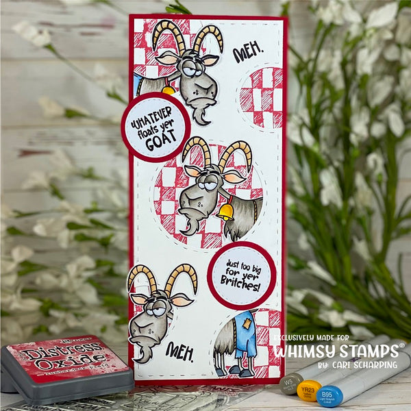 Slimline Swiss Dots Die - Whimsy Stamps