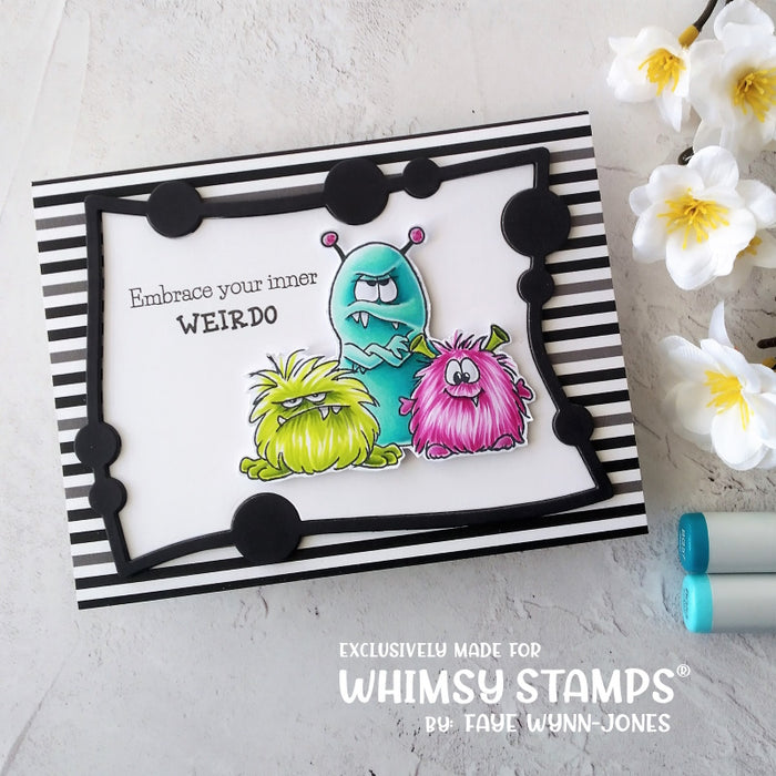 **NEW Monster Daze Clear Stamps - Whimsy Stamps