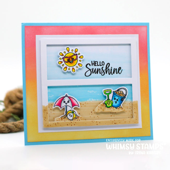 **NEW Summer Beach Icons Clear Stamps - Whimsy Stamps