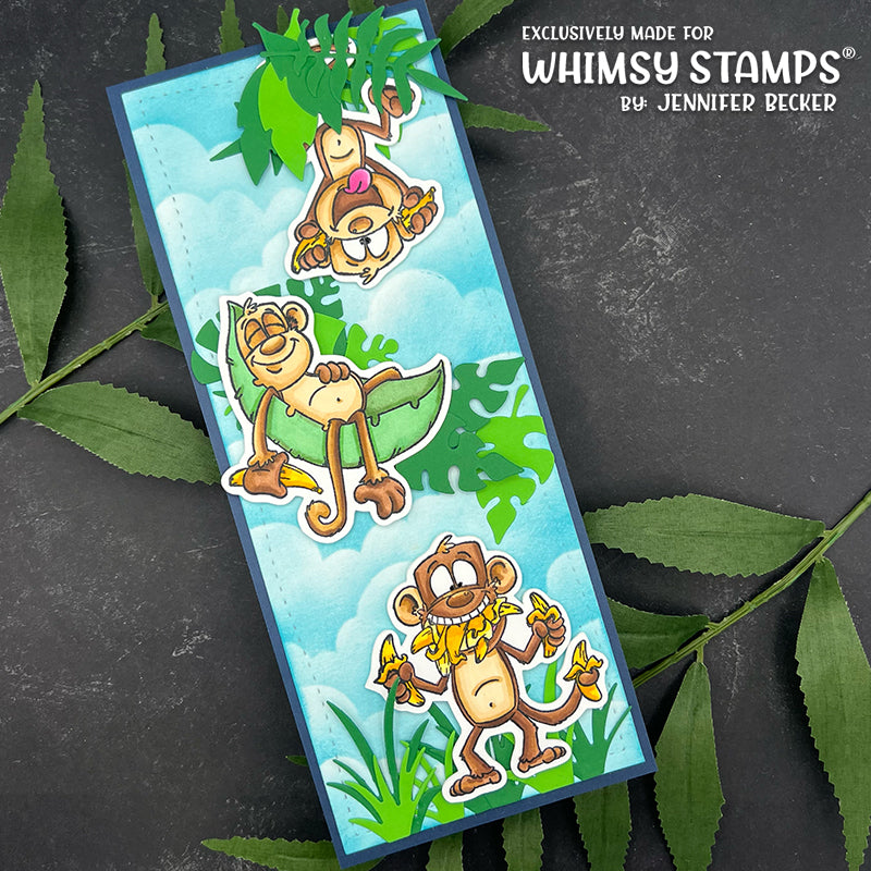 **NEW Banana Bunch Clear Stamps - Whimsy Stamps