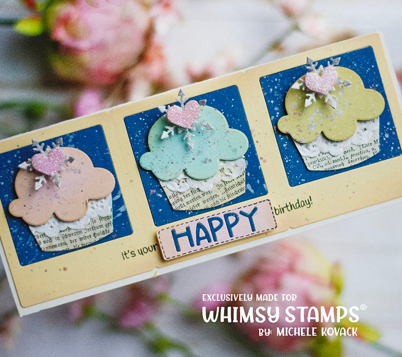 **NEW Cupcake Die Set - Whimsy Stamps