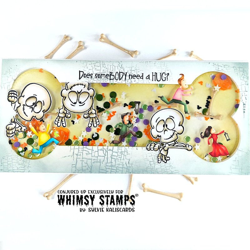 *NEW Running Scared Die Set - Whimsy Stamps