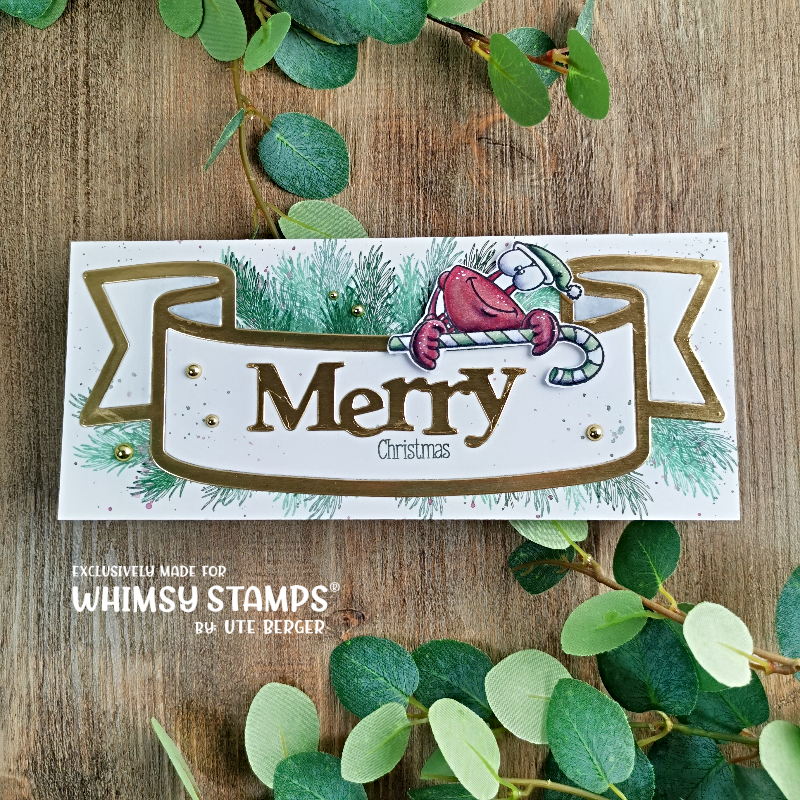 **NEW Santa Claws Clear Stamps - Whimsy Stamps