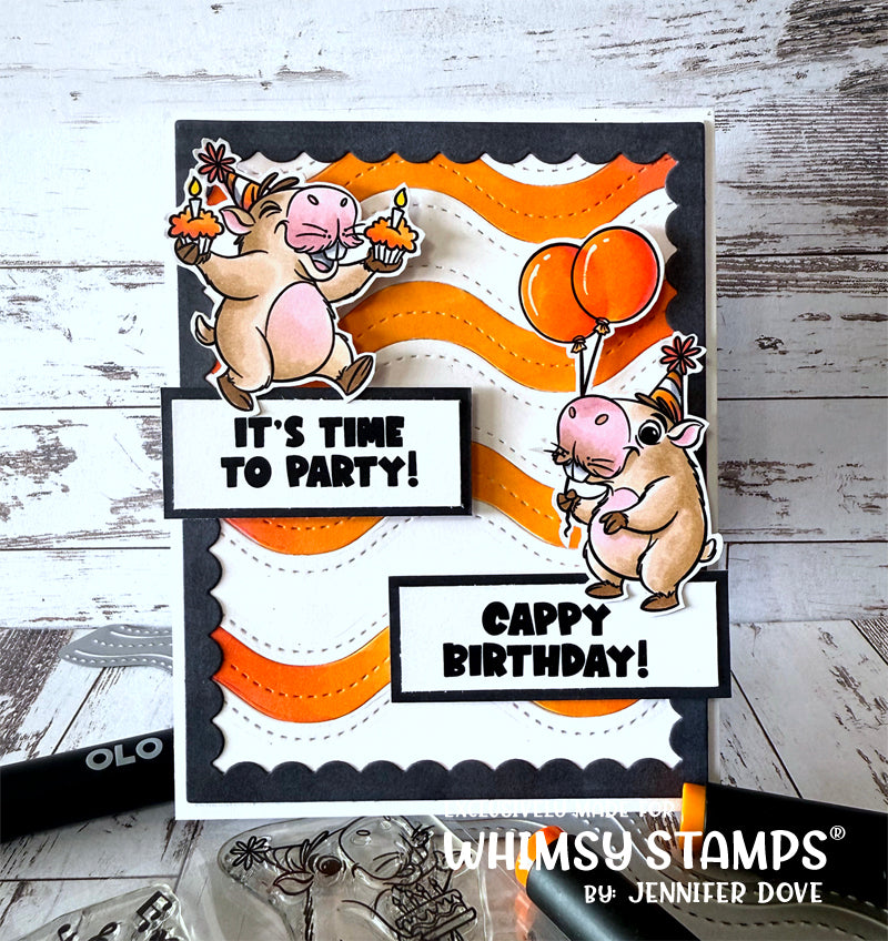 *NEW Cappy Birthday Clear Stamps