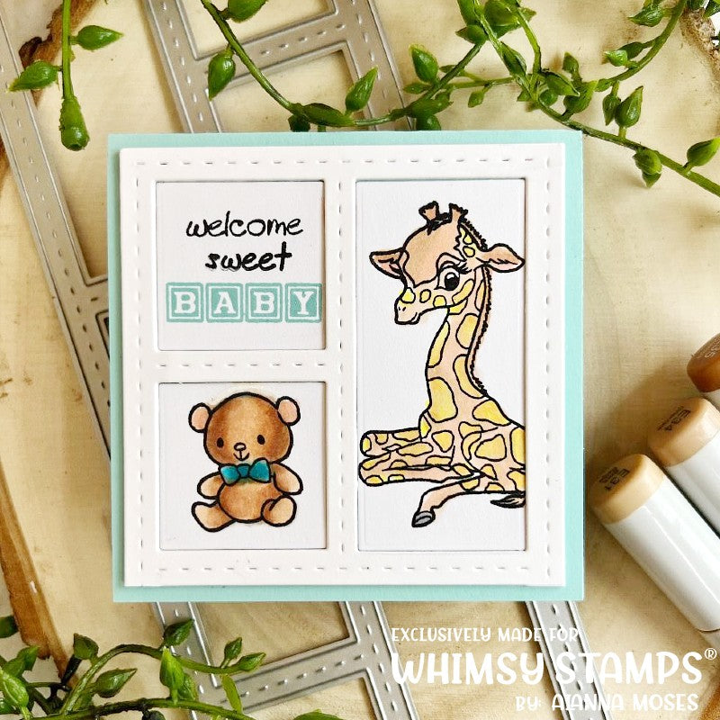 **NEW Critter Babies Clear Stamps - Whimsy Stamps