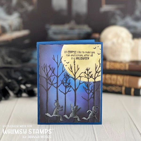 **NEW Running Scared Die Set - Whimsy Stamps