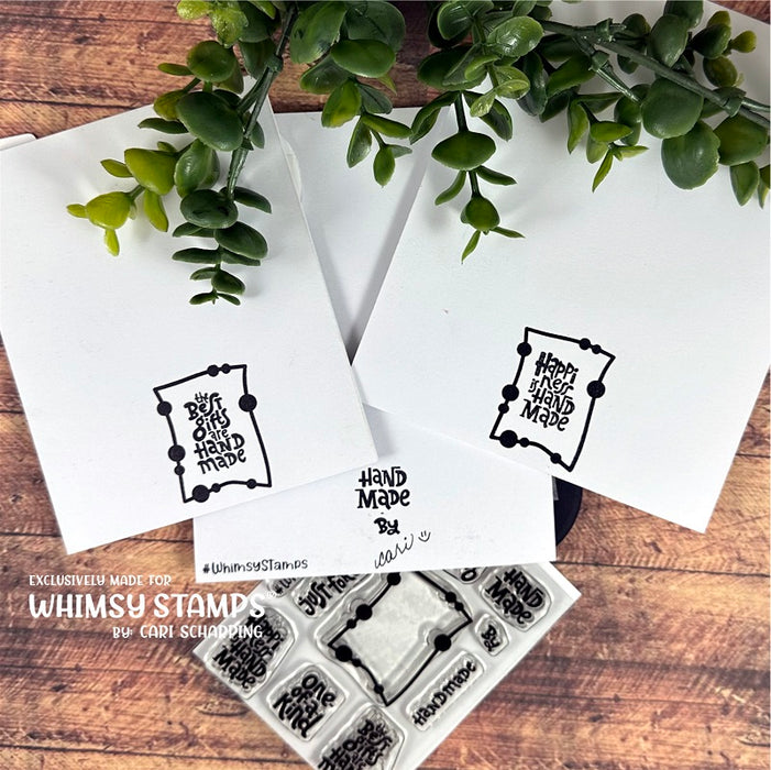 **NEW Handmade Weirdo Clear Stamps - Whimsy Stamps