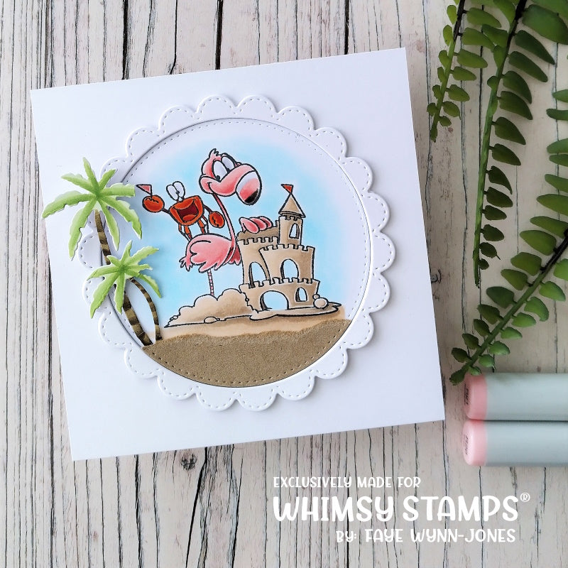 Scallop Circle Frames Die Set - Whimsy Stamps