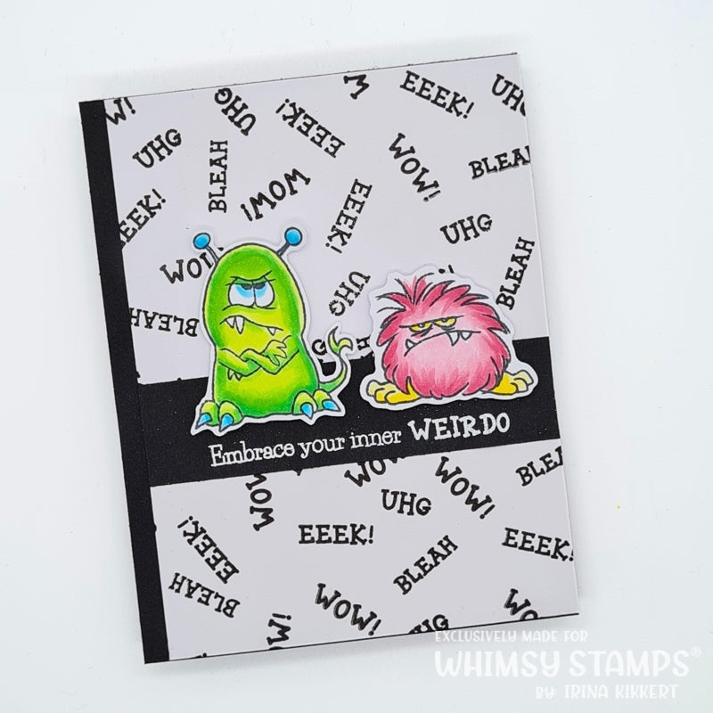 **NEW Monster Daze Outlines Die Set - Whimsy Stamps