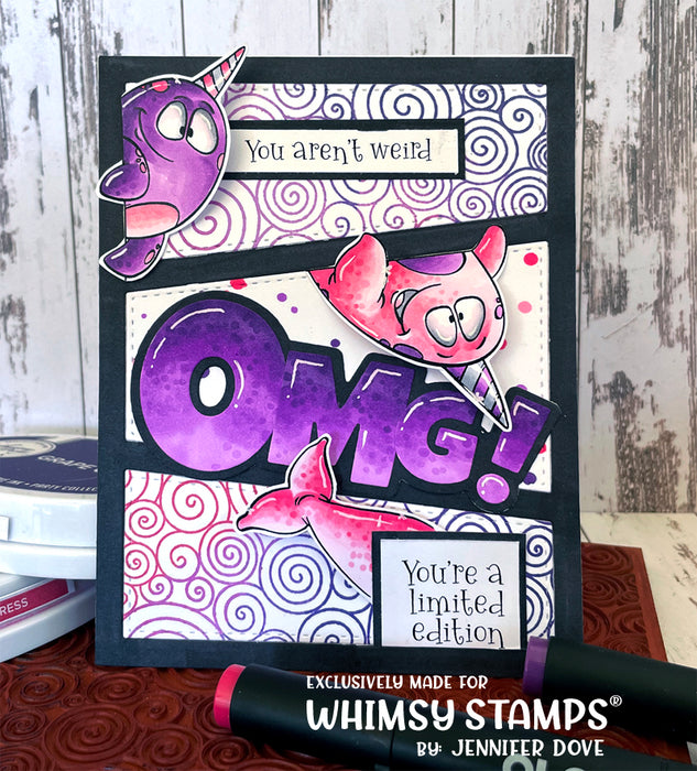 **NEW Be Unique Clear Stamps - Whimsy Stamps